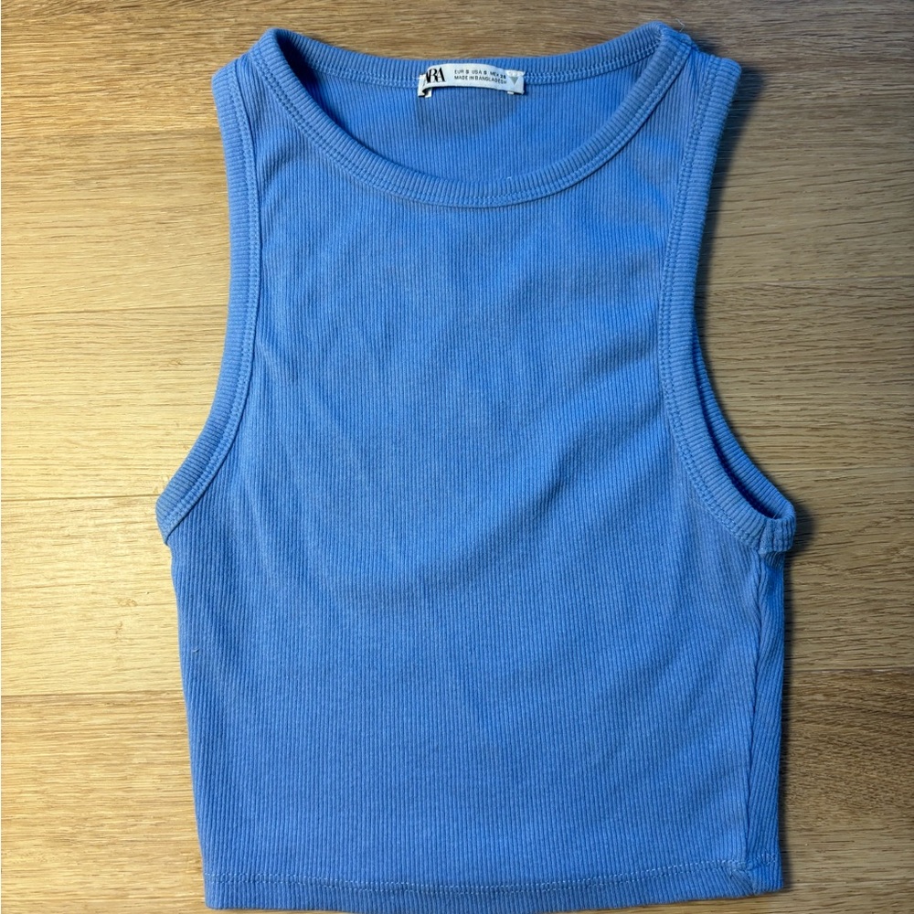 Zara Blue Tank Top